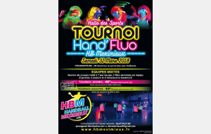 Tournoi Hand'Fluo - Samedi 31 Mars 2018 - MEXIMIEUX