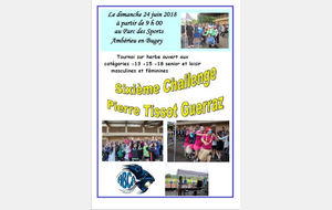 Challenge Pierre Tissot Guerraz - Dimanche 24 Juin 2018 - AMBERIEU