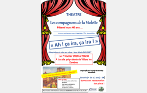 Théâtre à Villars les Dombes en partenariat avec le Dombes Handball