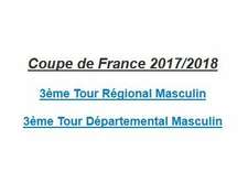 3ème Tour Coupe de France 2017/2018